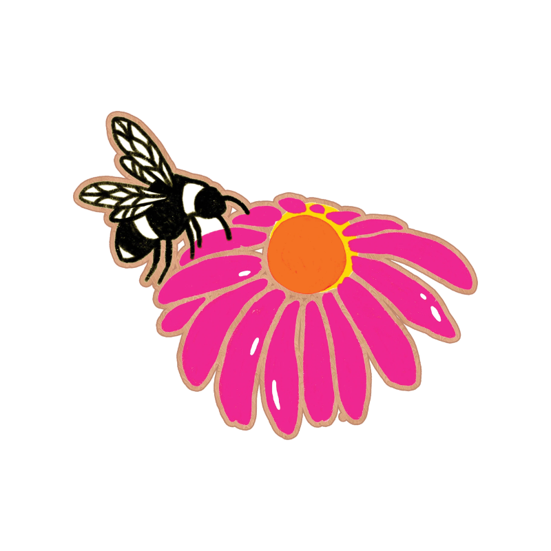 Wooden Pin: Bee