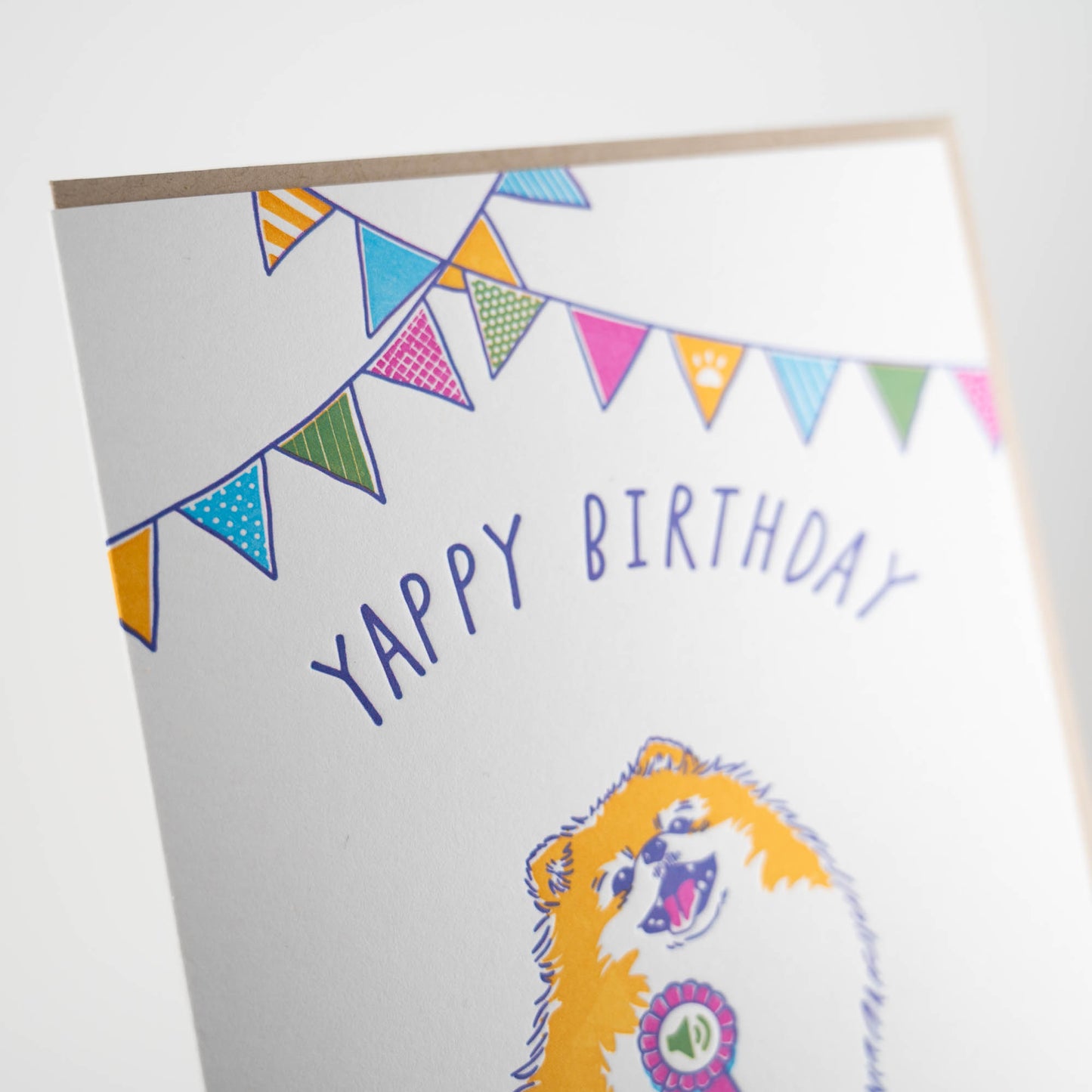 Card: Birthday Yappy Pom