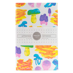 Notebook: Vibrant Life Series - Fruiting Fungi Pocket Notebook