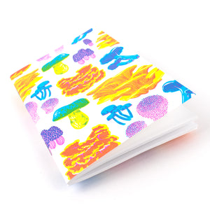 Notebook: Vibrant Life Series - Fruiting Fungi Pocket Notebook