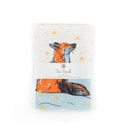 Tea Towel: Magical Snowy Fox