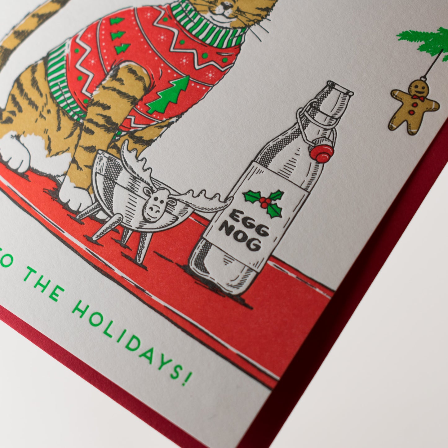 Card: Christmas Sweater Cat