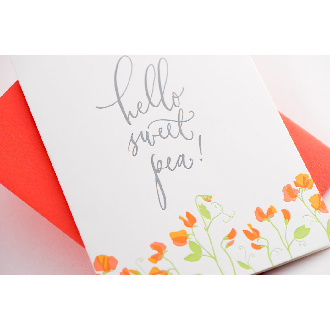 Card: Hello Sweet Pea