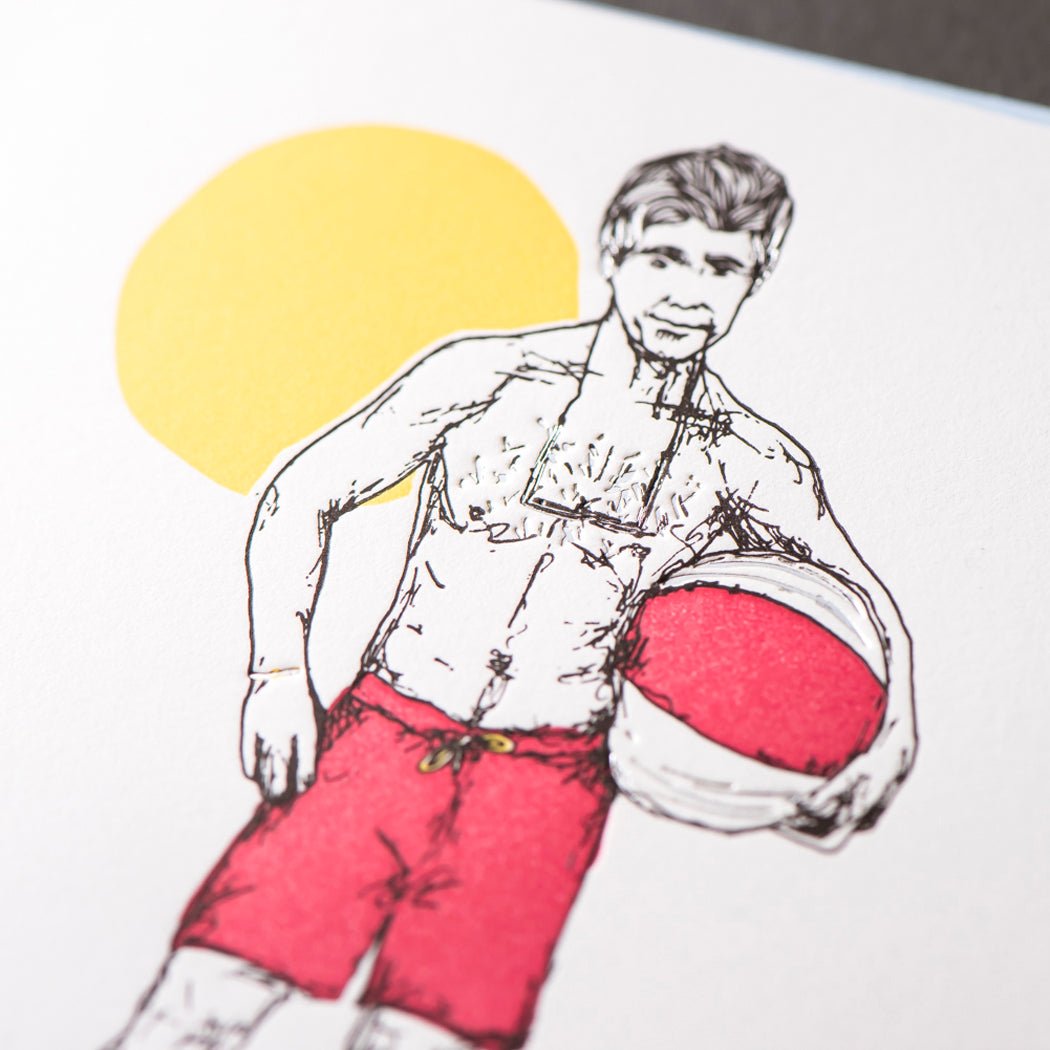 Card: Birthday Old Balls Throwback