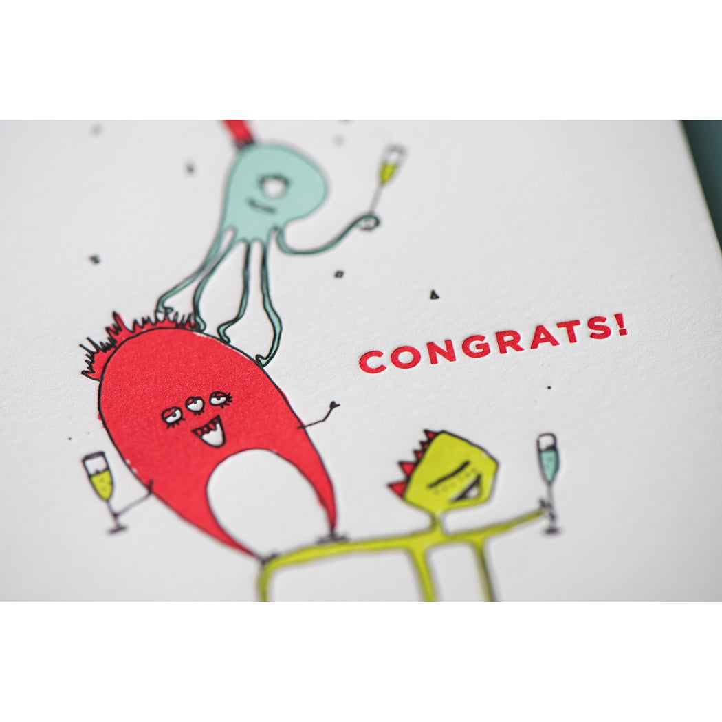 Card: Congrats Monster