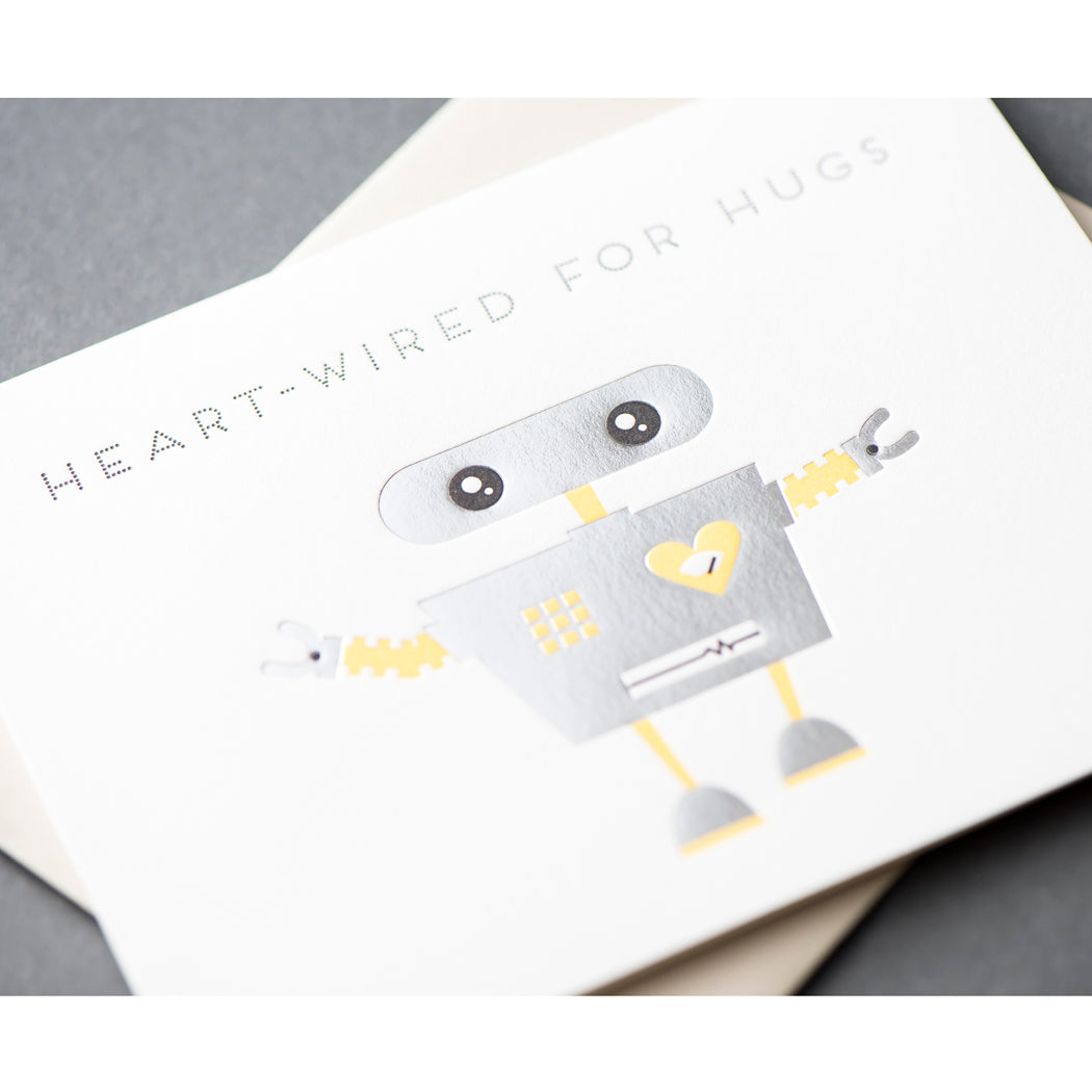 Card: Robot Hug Modern