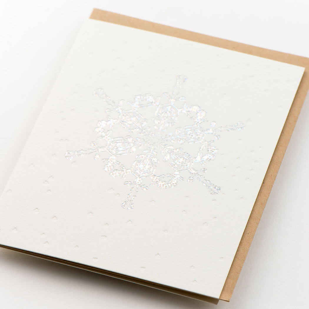 Card Folder Set: Holiday Snowflakes (2 each of 3 designs)