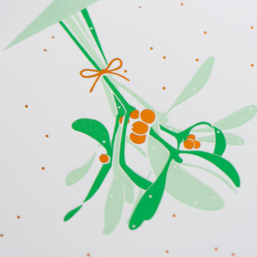 Card: Mistletoe Kisses