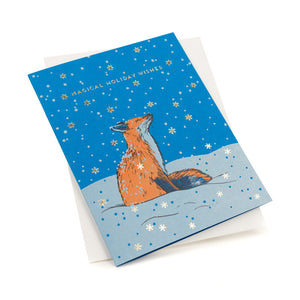 Card: Magical Holiday Fox