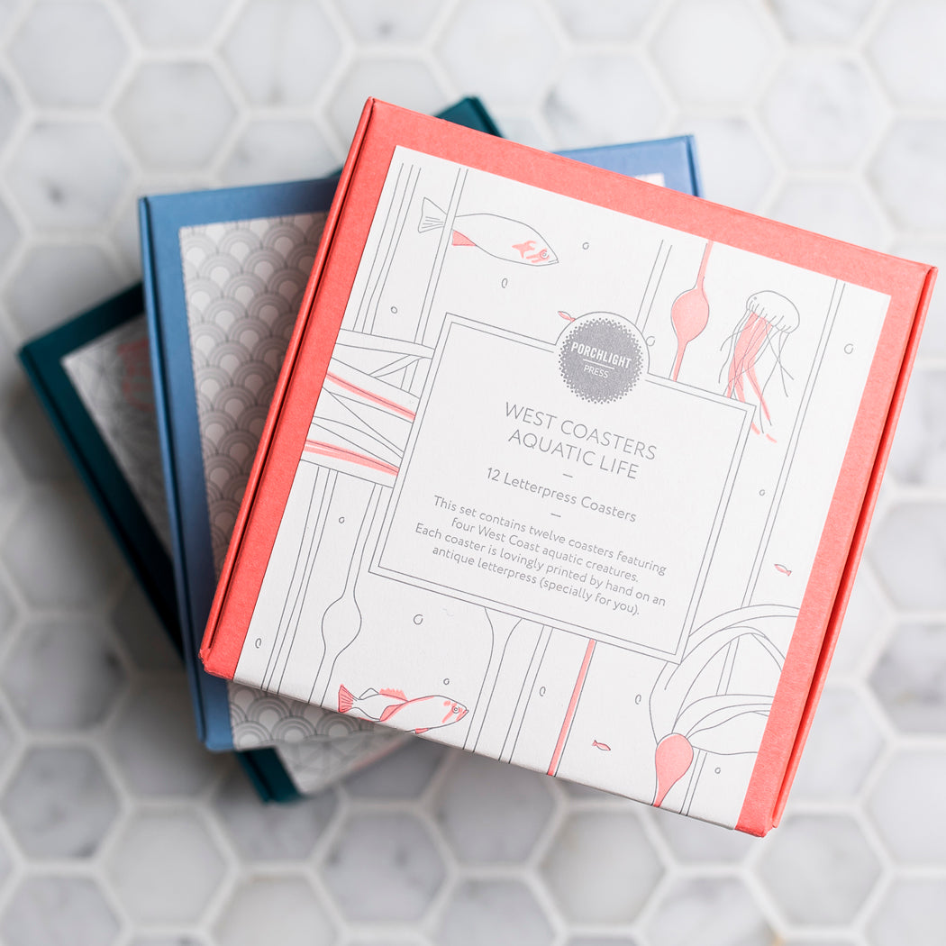 Coaster: Aquatic Theme (Set of 12)