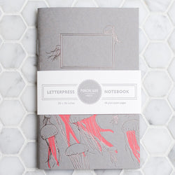 Notebook: Aquatic Series - Jellyfish Letterpress Pocket Notebook