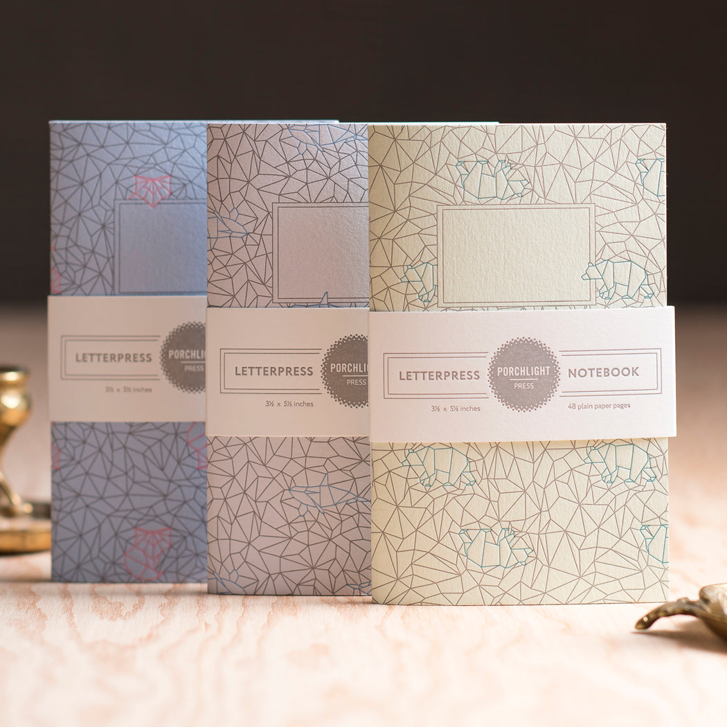 Notebook: Origami Series - Bear Pocket Notebook