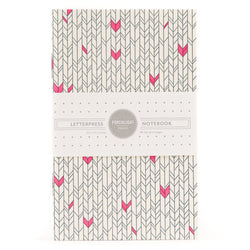 Notebook: Graphic Series - Pink Green Chevron Pocket Notebook