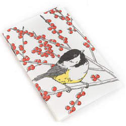 Notebook: Nature Birds - Chickadee Pocket Notebook