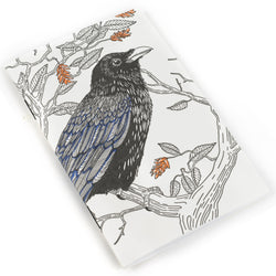 Notebook: Nature Birds - Raven Pocket Notebook