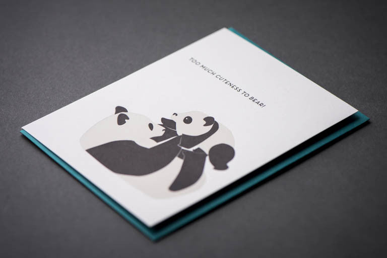 Card: Panda Modern