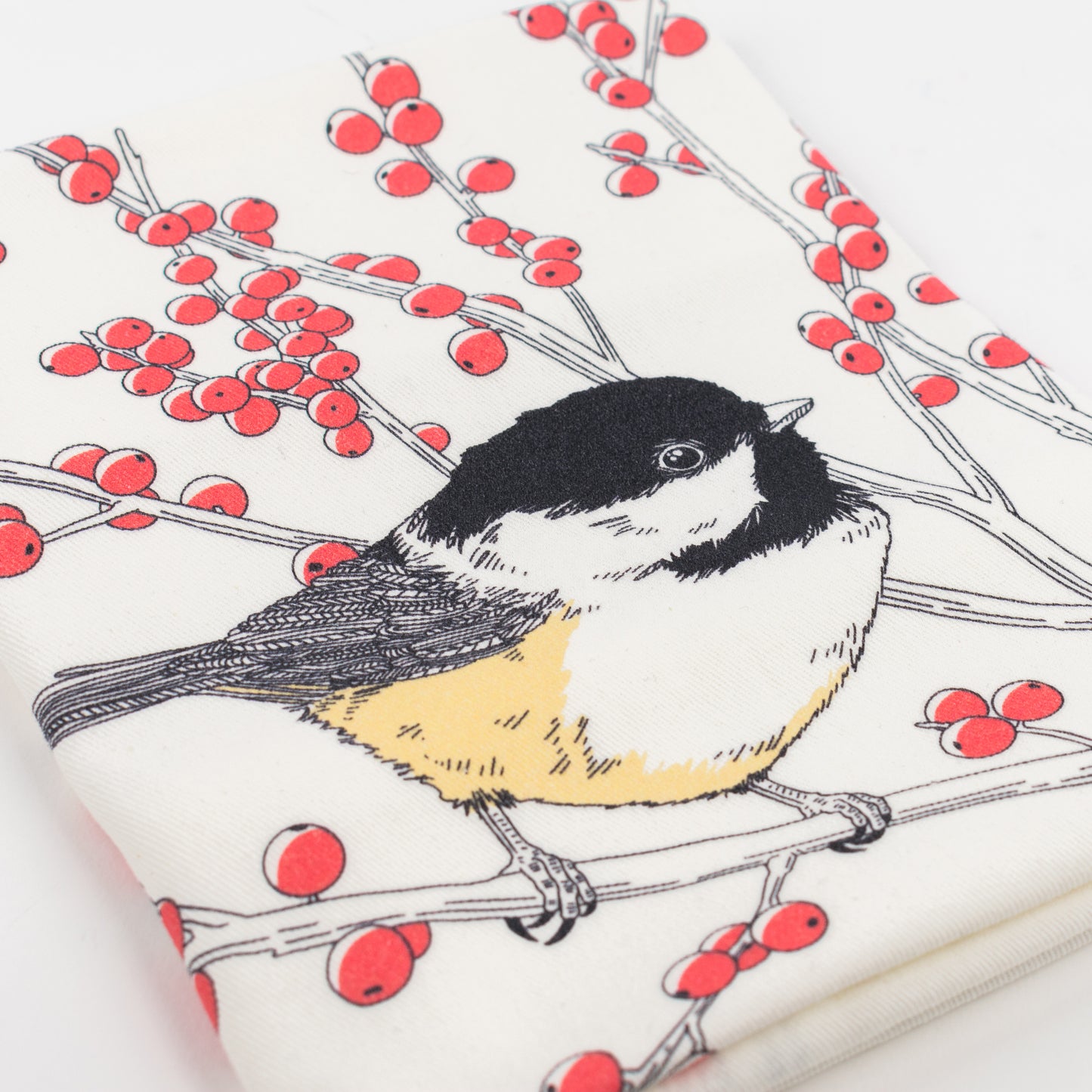 Tea Towel: Chickadee