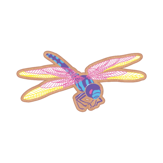 Wooden Pin: Dragonfly