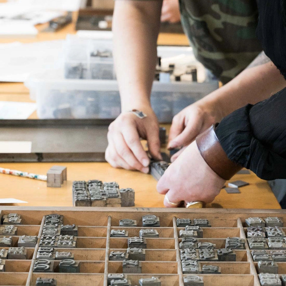 Intro to Letterpress Printing | September 20, 2026