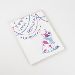 Card: Birthday Frenchie