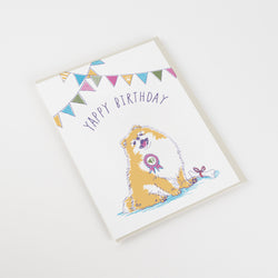 Card: Birthday Yappy Pom