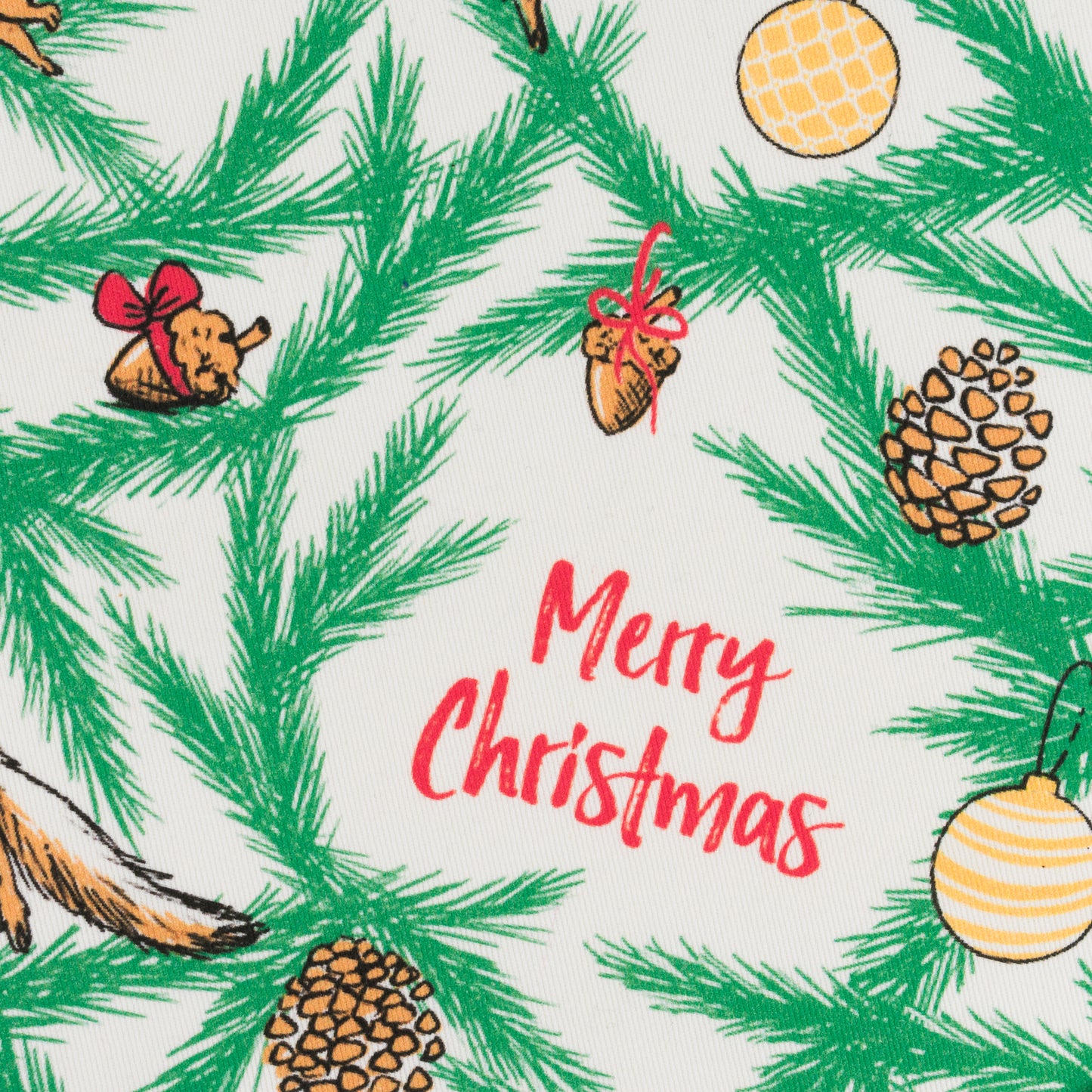 Tea Towel: Squirrel Christmas