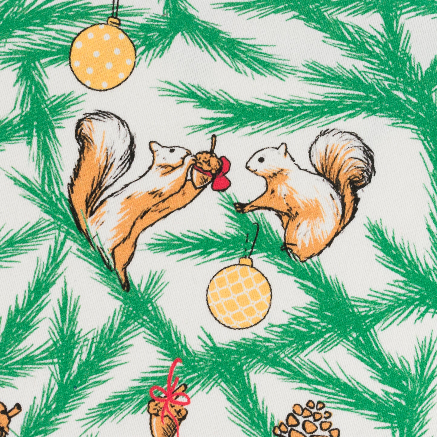 Tea Towel: Squirrel Christmas