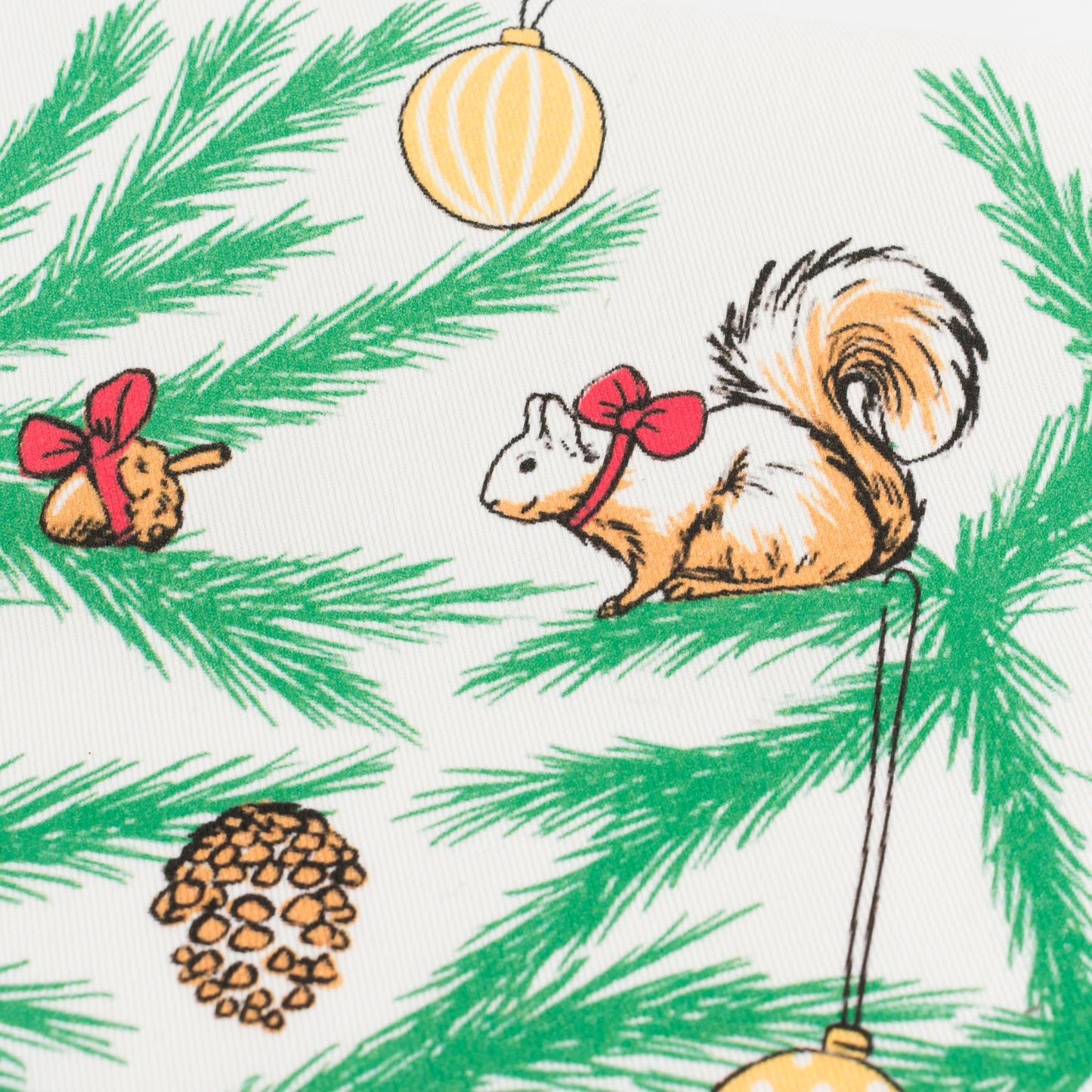 Tea Towel: Squirrel Christmas