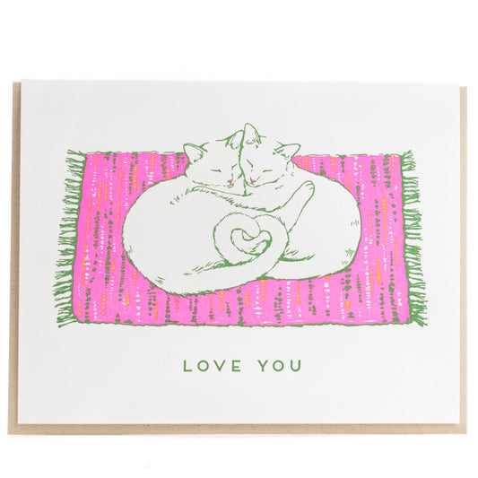 Card: Colour Your Cats Greeting Card
