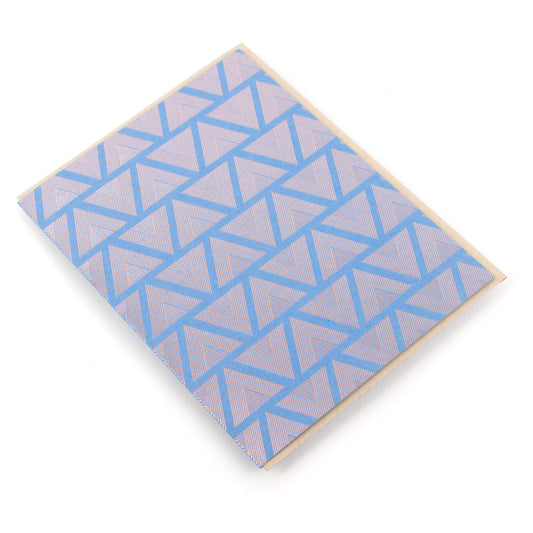 Card: Geometric Triangles Foil Greeting Card