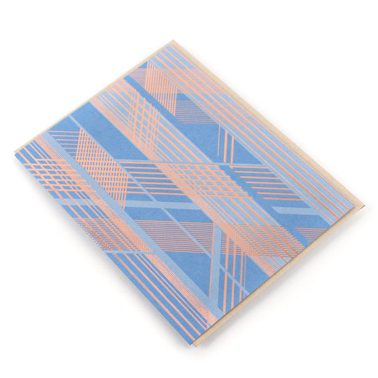 Card: Geometric Zigzag Foil Greeting Card