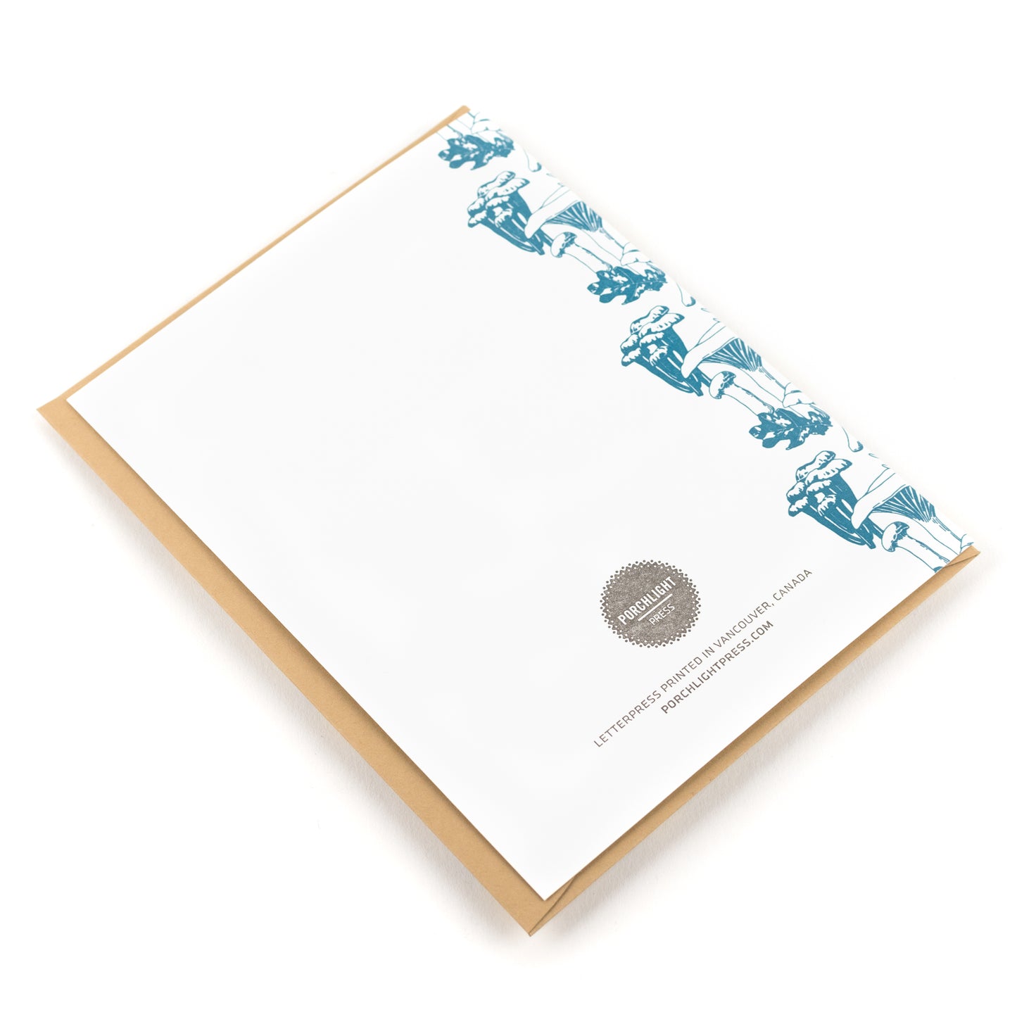 Card: Chanterelle Mushroom Colourful Pattern Greeting Card - Foraging Series