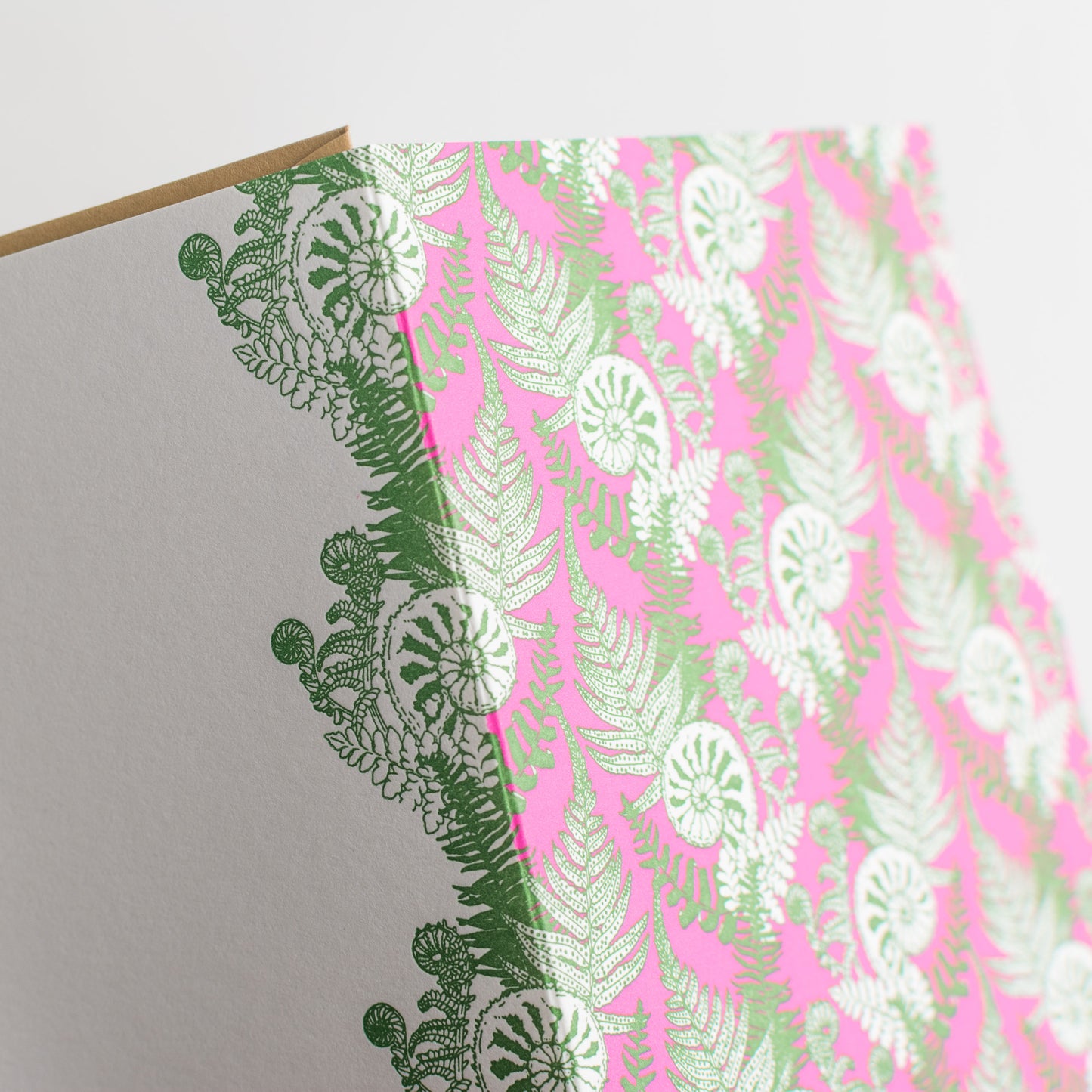 Card: Fiddlestick Fern Colourful Pattern Greeting Card - Foraging Series