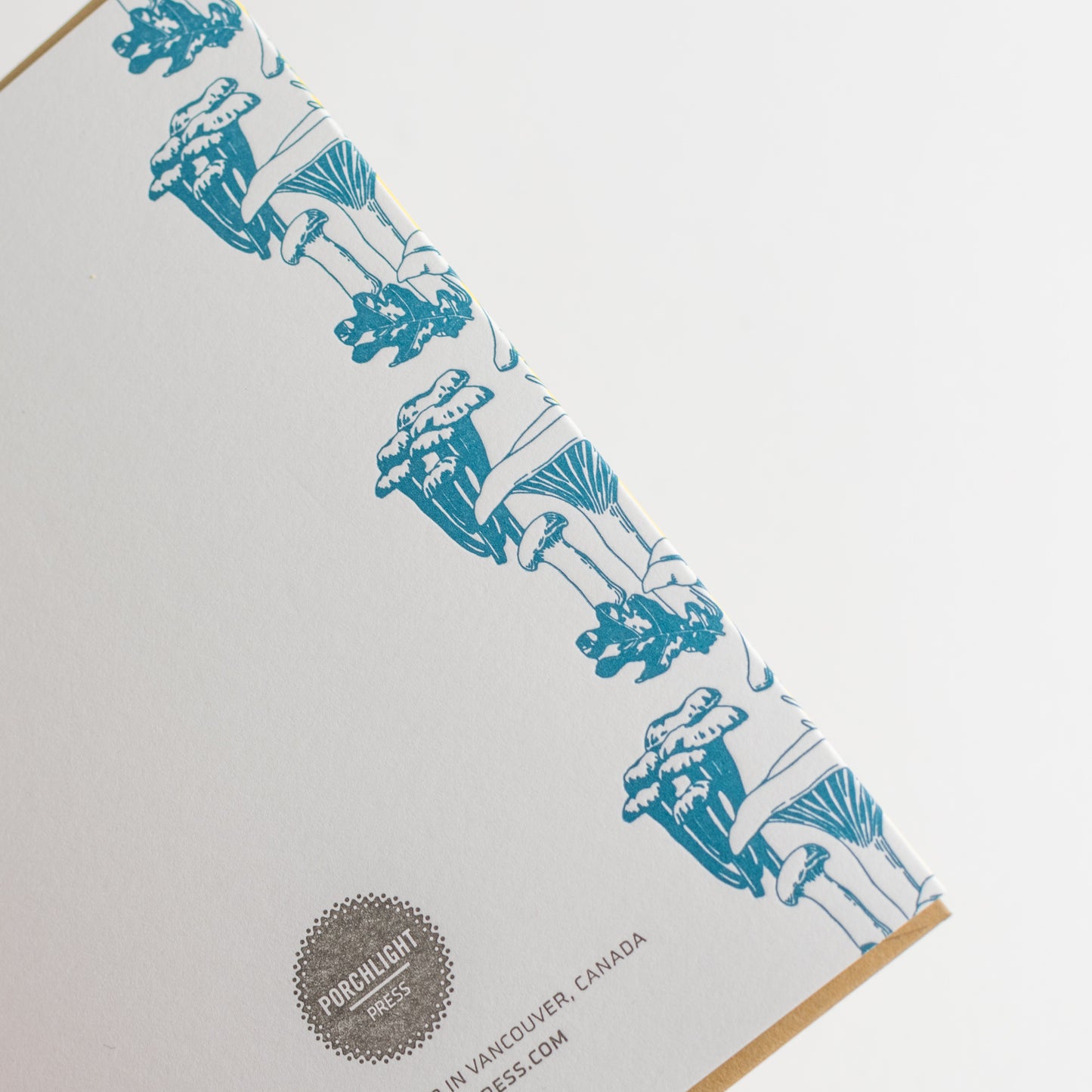 Card: Chanterelle Mushroom Colourful Pattern Greeting Card - Foraging Series