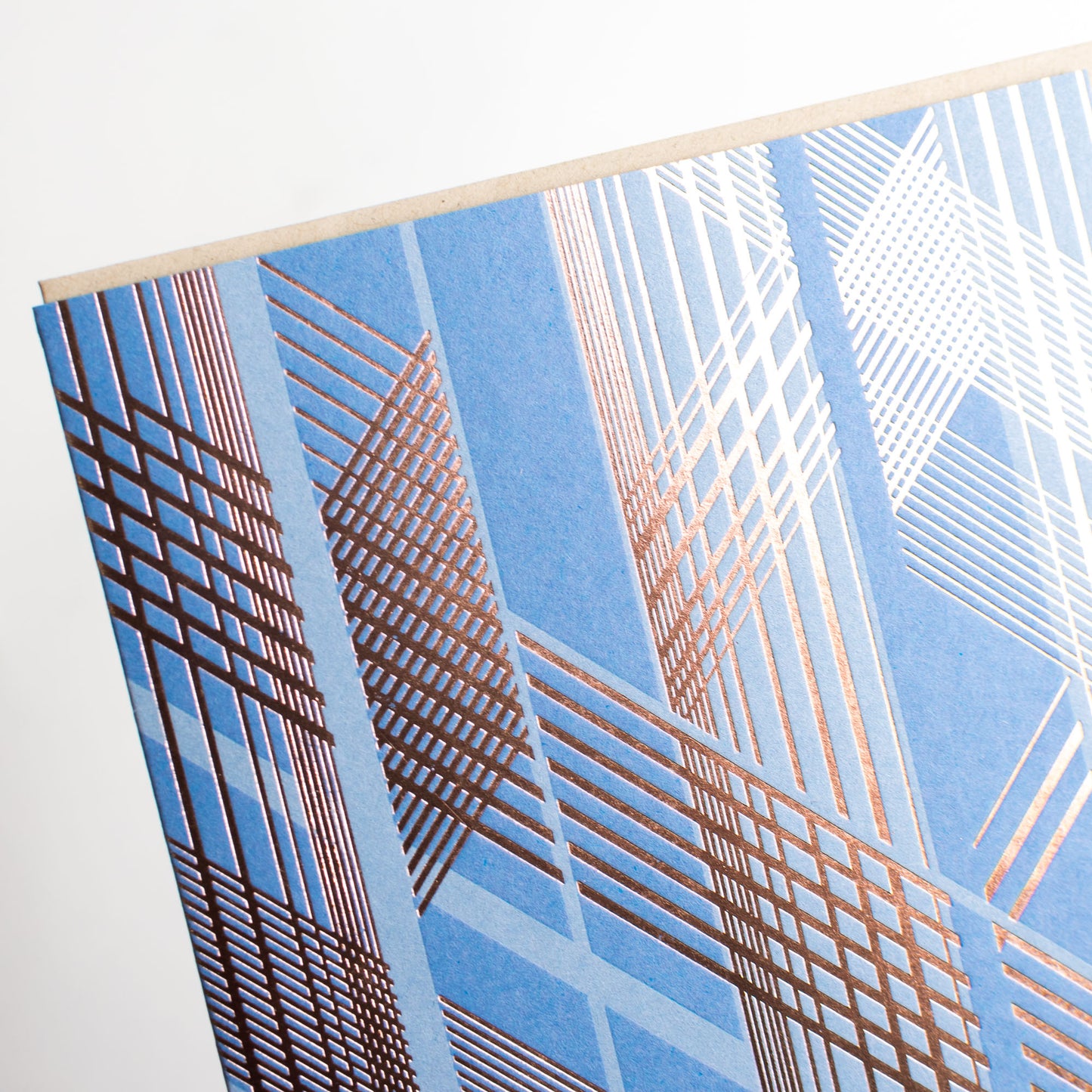 Card: Geometric Zigzag Foil Greeting Card
