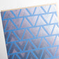 Card: Geometric Triangles Foil Greeting Card