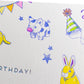 Card: Letterpress Birthday Card - Kids Happy Birthday