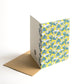 Card: Chanterelle Mushroom Colourful Pattern Greeting Card - Foraging Series