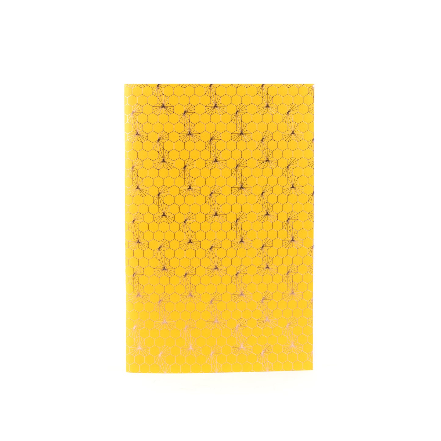 Notebook: Geometric Series II - Honeycomb II Foil Letterpress Large Notebook