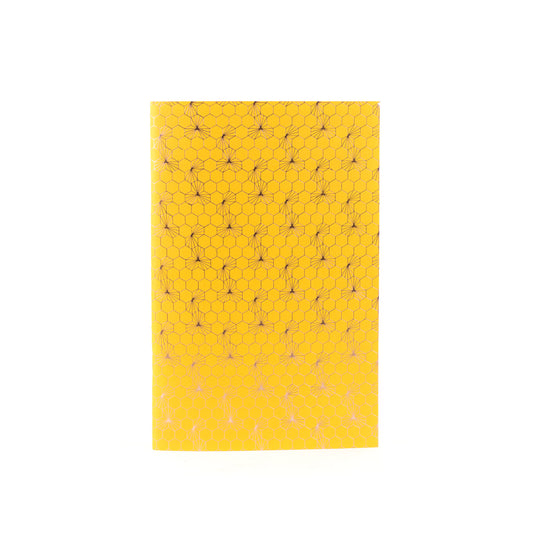 Notebook: Geometric Series II - Honeycomb II Foil Letterpress Large Notebook
