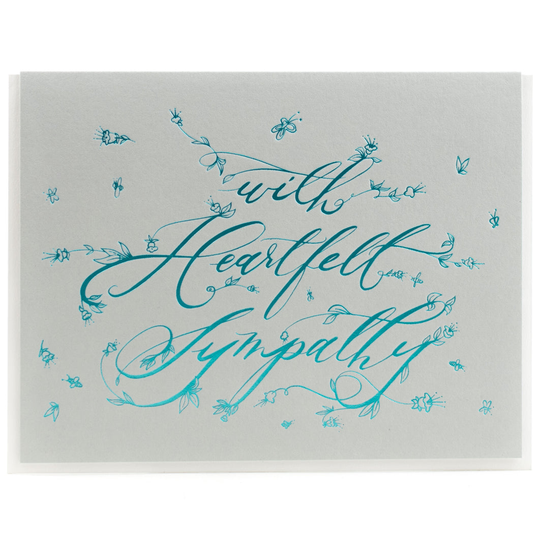 Card: With Heartfelt Sympathy Greeting Card