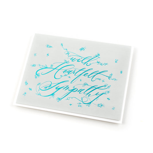 Card: With Heartfelt Sympathy Greeting Card