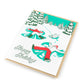 Card: Vintage Snow Angels Holiday Greeting Card