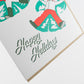 Card: Vintage Snow Angels Holiday Greeting Card