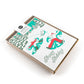 Card: Vintage Snow Angels Holiday Greeting Card