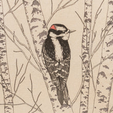 Tote Bag: Downy Woodpecker
