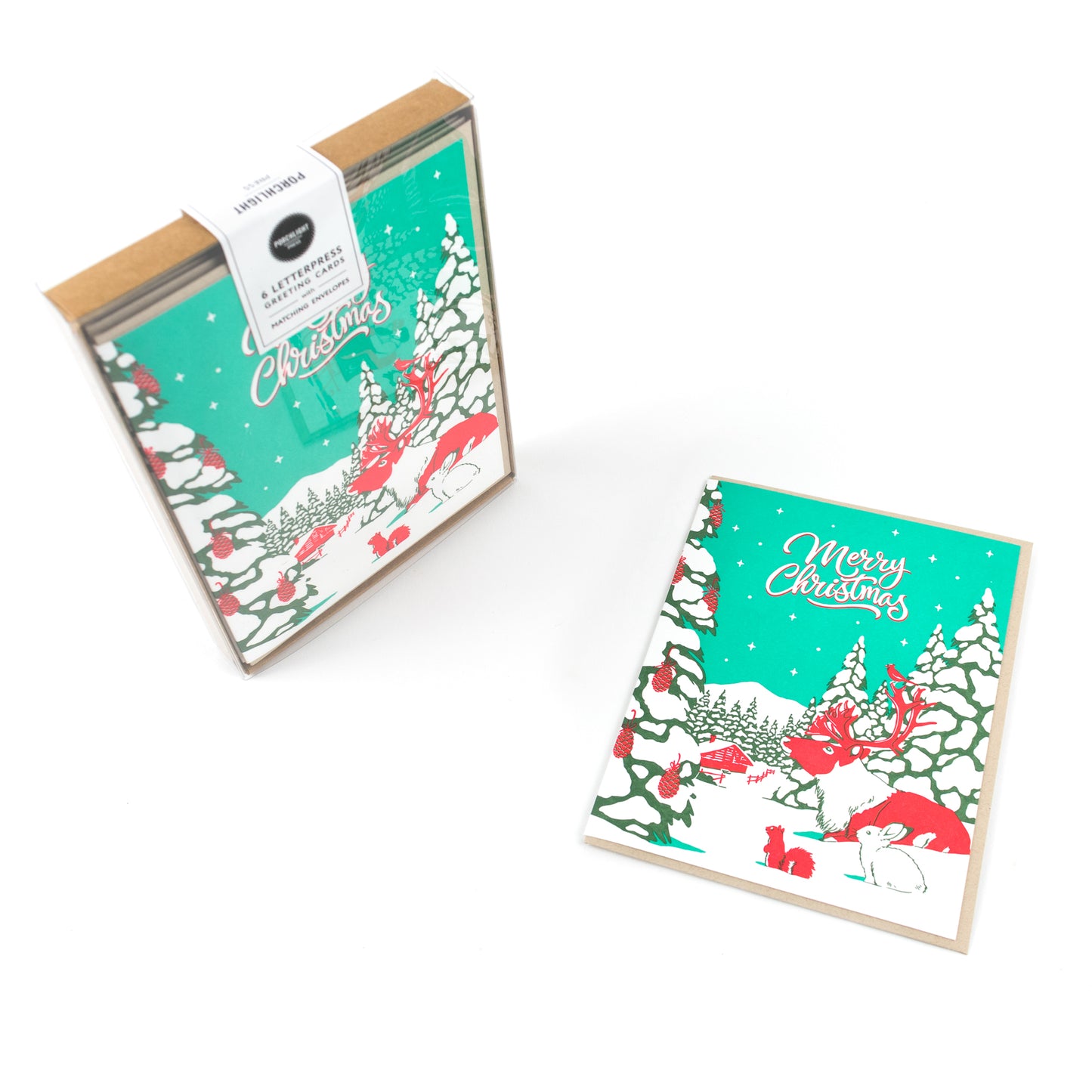Card: Vintage Animal Country Christmas Card