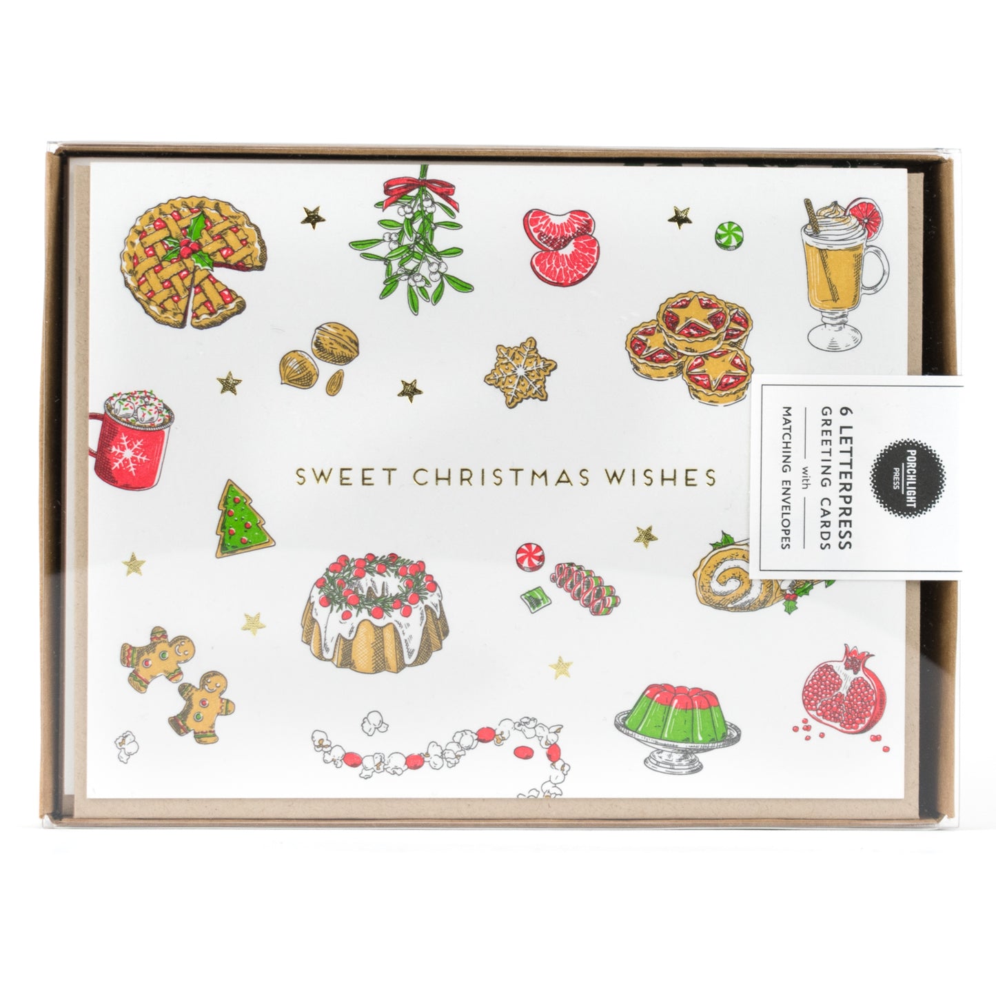 Card: Sweet Christmas Wishes - Treats & Sweets Christmas Card