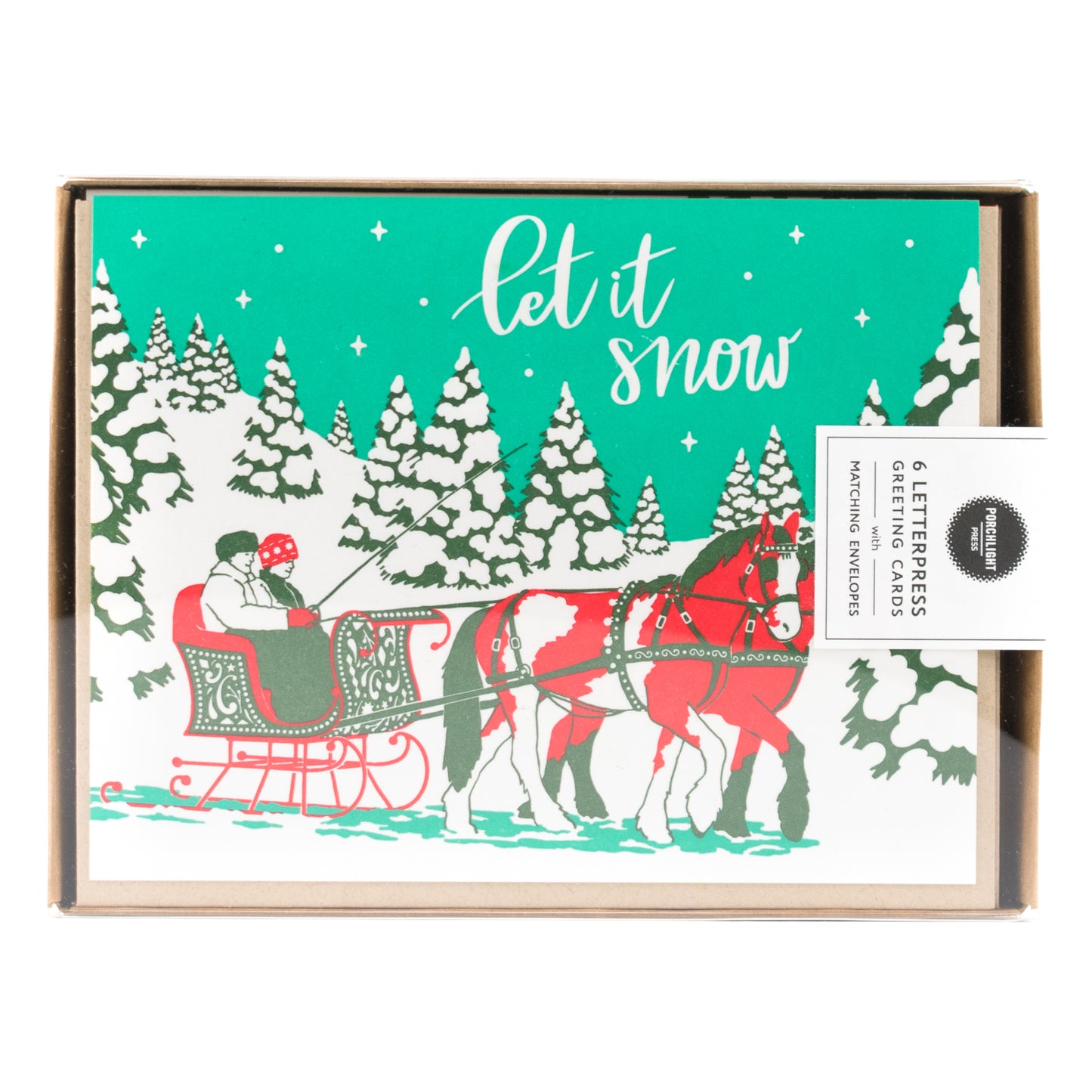 Card: Vintage Sleigh Ride Christmas Card