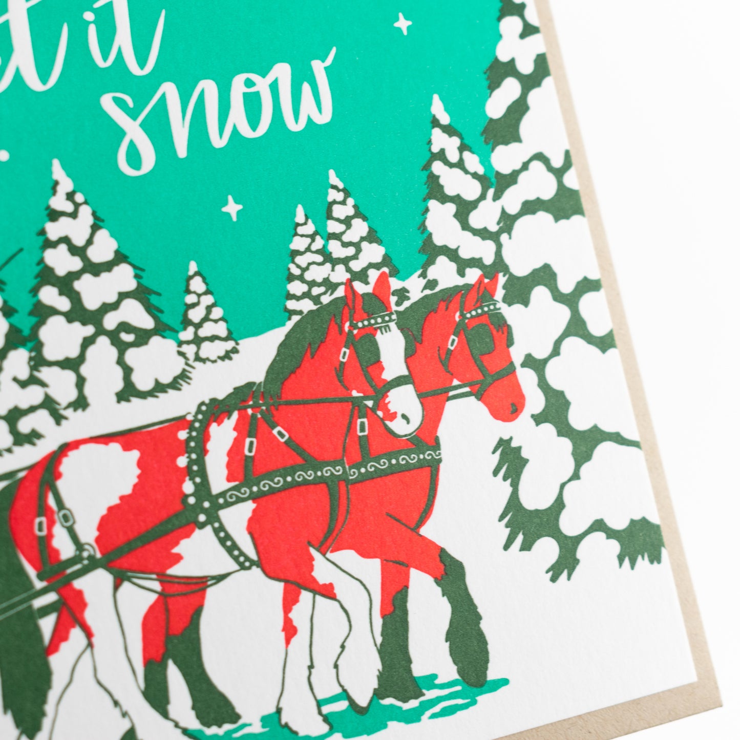 Card: Vintage Sleigh Ride Christmas Card